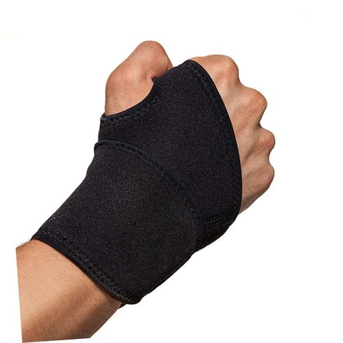SKISUNO Weightlifting Wrist Wraps 2pcs Sports Wrist Guard Compression Sleeve Adjustable for Workout