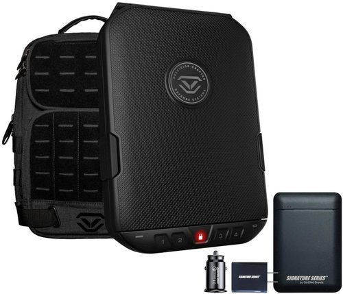 Vaultek LifePod 2.0 Combo | Secure Waterproof Travel Case & Rugged Electronic Lock Box with SlingBag Travel System | Backlit Keypad, App Control, Anti‑Impact Latch | Signature Series Kit