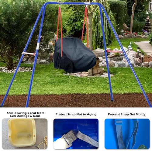 Outdoor Toddler Swing Seat Cover Waterproof UV-Resistant Fit Most Swings