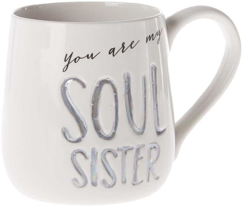Soul Sister Engraved 16 oz Stoneware Coffee Mug - Our Name is Mud