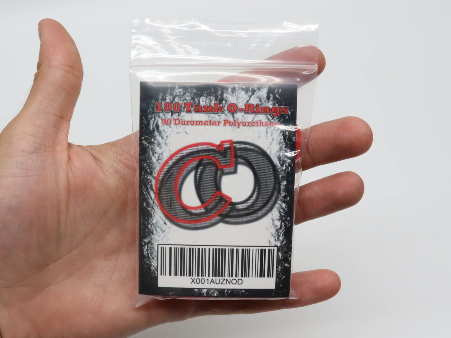 100 Polyurethane CO2 / HPA Tank O-Rings (90 Durometer) [RED] - Replacement Urethane orings for Paintball co2 / high Pressure air Tanks