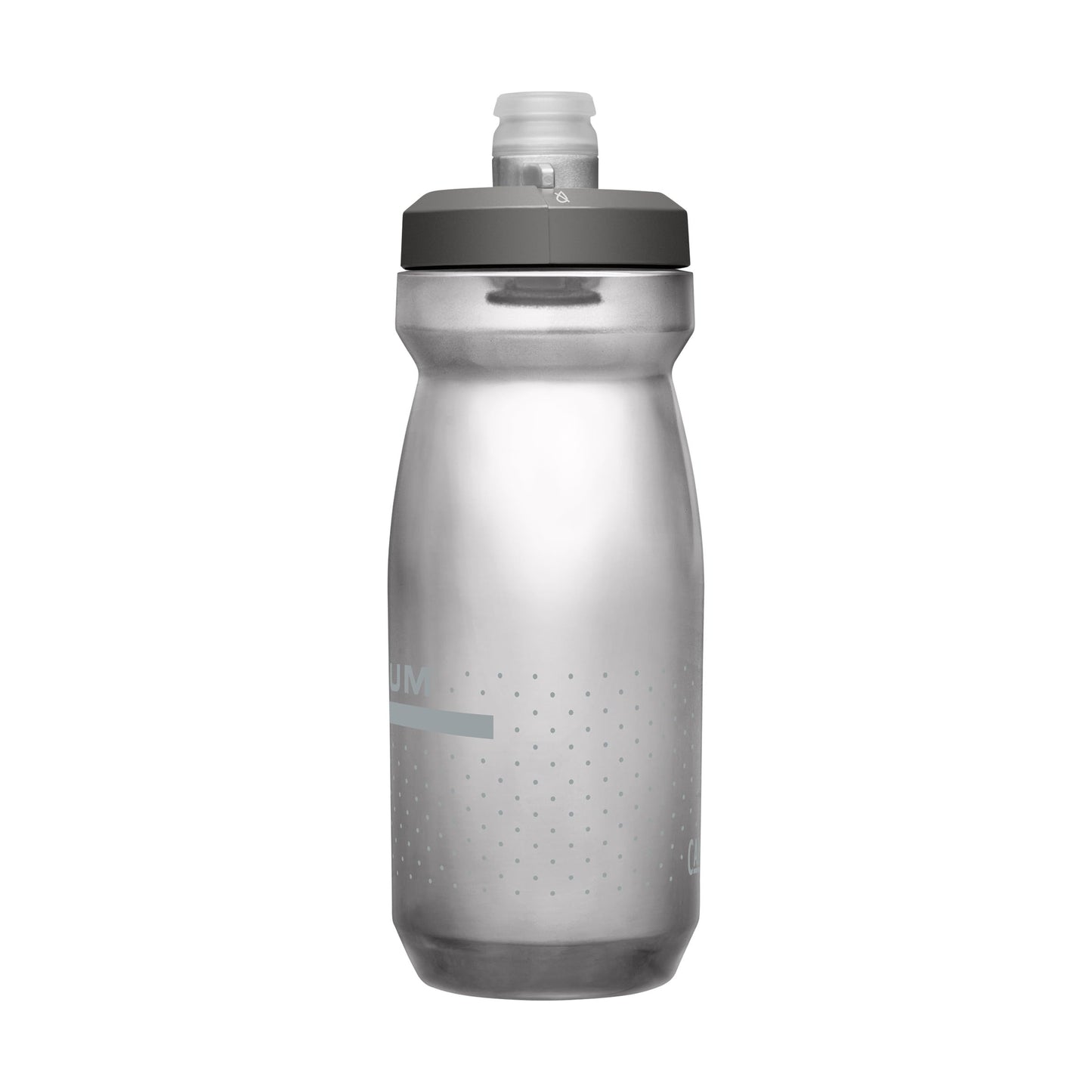 CamelBak Podium Bike Squeeze Water Bottle, High‑Flow Easy‑Squeeze Design for Cycling Performance, 21oz, Smoke