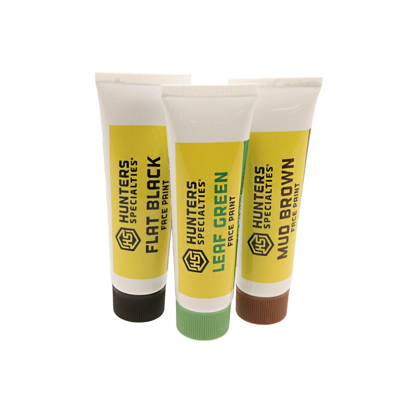 Hunters Specialties Long-Lasting Easy-to-Use Concealment Camo Creme Tube Makeup for Hunting - Woodland Camo Kit