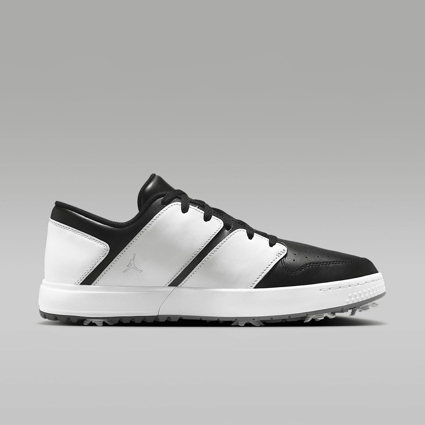 Jordan NU Retro 1 G Golf Shoes (FZ4153-001, Black/University Red/Blue Tint/White)