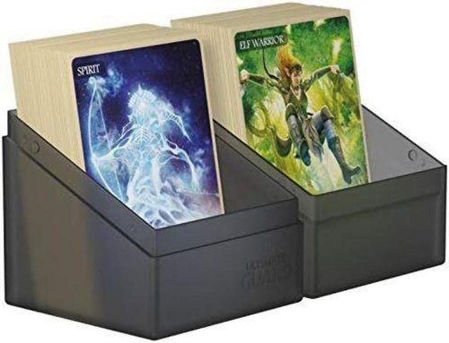 Ultimate Guard Boulder 100+ Classic, Deck Case for 100 Double-Sleeved TCG Cards, Frosted, Secure & Durable Storage for Trading Card Games, Soft-Touch Finish