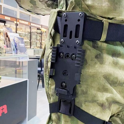 FMA Tactical Belt Drop Modular Holster Adapter Platform Leg Thigh Strap Hunting Airsoft Hanging Plate