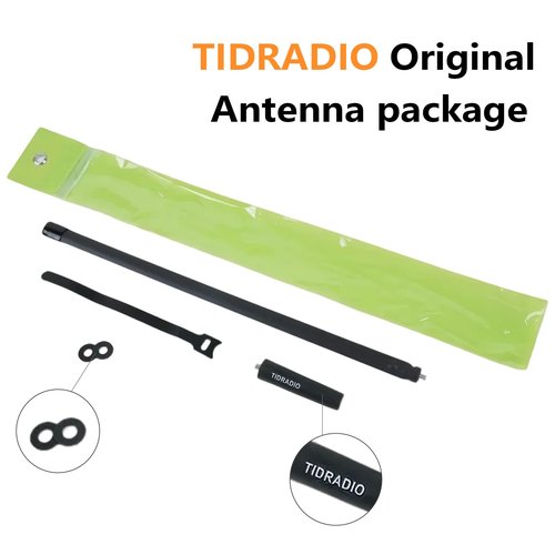TIDRADIO Ham Radio Antenna SMA-Female 18.8-inch High Gain Foldable CS Tactical Antenna-VHF/UHF 144/430MHz for Baofeng UV-5R BF-F8HP Pro 5RM UV-21R K5PLUS GM-15Pro AR-152 UV-5G Plus Accessories-2 Pack