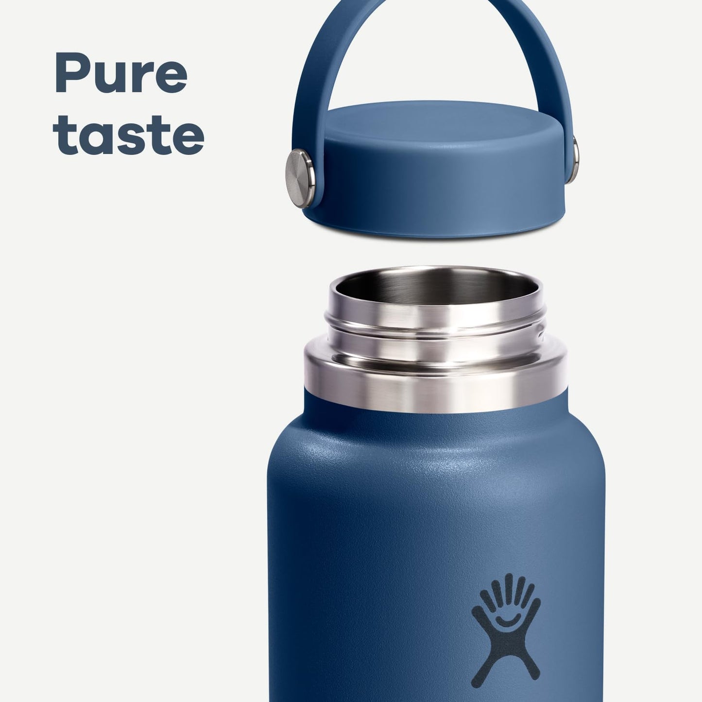 Hydro Flask Water Bottle - Insulated Stainless Steel - Wide Mouth Flex Lid, Non Spill, Leakproof and Refillable in 40 Oz Popstar Pink