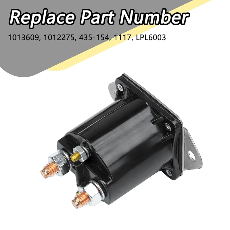 12V Golf Cart Solenoid for Club Car DS 1984-Up - Replacement Part 1013609