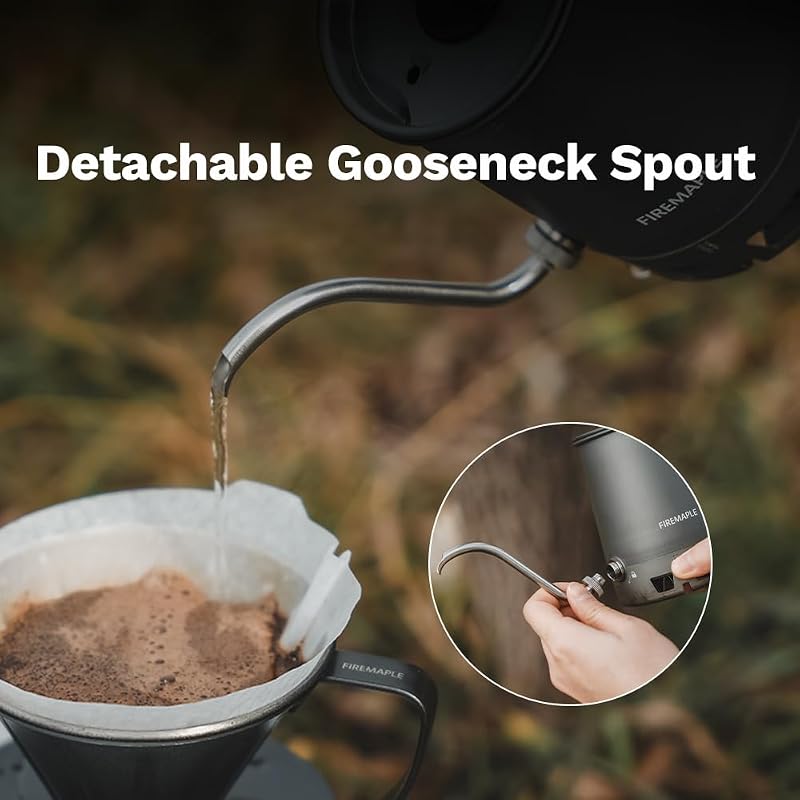Fire-Maple Petrel 350ml Gooseneck Pour-Over Kettle - Ultralight Aluminum