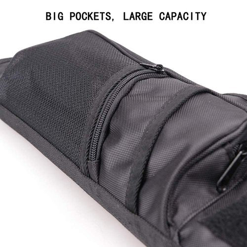 XTACER 3 Tube Hip Quiver Hunting Training Camo Archery Arrow Quiver Holder Bow Belt Waist hanged Target Quiver (Black -3 Tube)