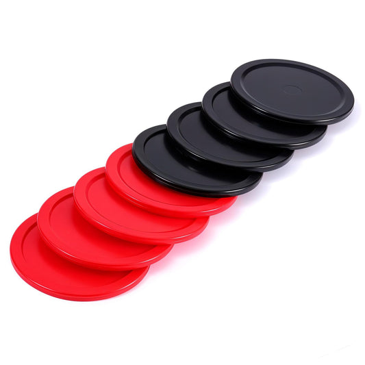 2.5 Inch Hockey Pucks, 8 Pcs Air Hockey Pucks Set Durable Puck for Air Hockeys Table Compatible with Standard Pushers and Goals Hockeys Replacement Puck Parts Set Game Tables Accessories