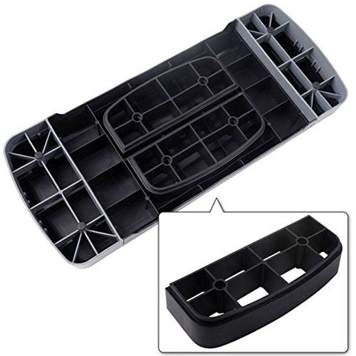 KLB Sport 27" Adjustable Exercise Equipment Step Platform For Sports & Fitness (black & grey)