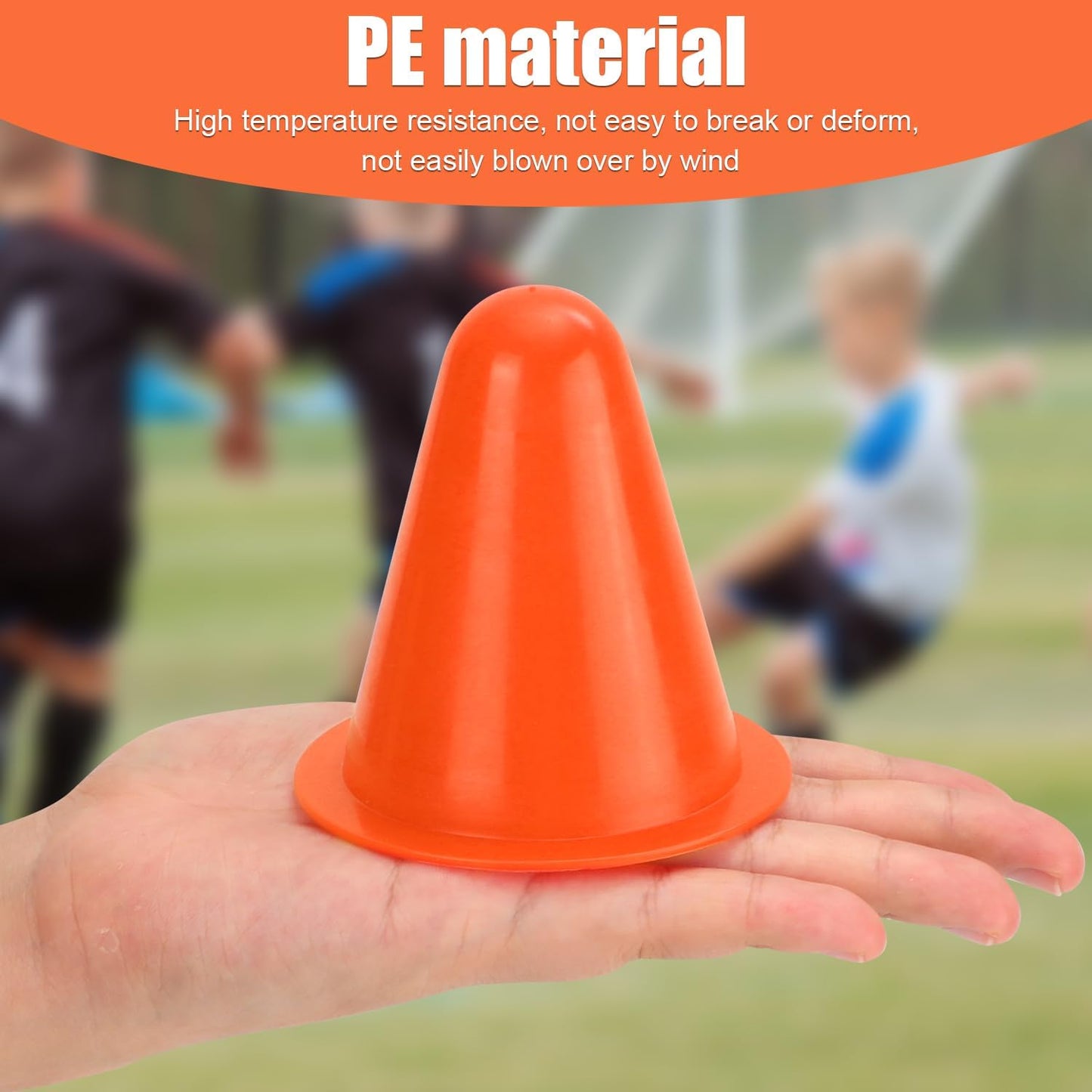 20pcs Soccer Cones, 3.15 Inch Mini Practice Cones Sports Cones Field Markers Cones Basketball Cones Training Cones for Outdoor Indoor Basketball Football Footwork Training