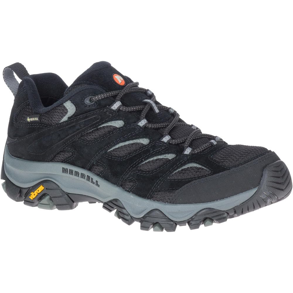 Merrell Men's Moab 3 GTX Hiking Shoes, Grey Black, 9