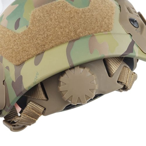 Upgrade Multicam Tactical Helmet SF Suprt High Cut Helmets Lightweight Action and Full Protective Version Airsoft Paintball Wargame Military (Color : HL-32 CP)