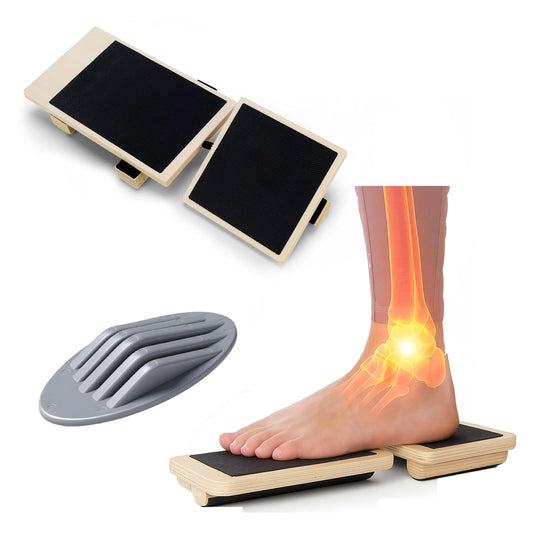 Ankle Balance Board Foot Strength Training Set for Sprained Ankle, Balance Exercises, Plantar Fasciitis Relief, Posture Correction, and Foot Relaxation, Great for Home Use and Sports Enthusiasts