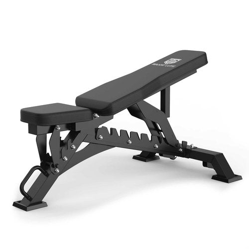 Major Fitness Weight Bench - 1300LBS Weight Capacity and 36 Adjustable Positions Strength Training Bench for Garage and Home Gym Workouts (Black)