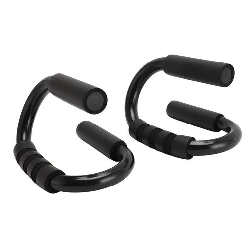 Push Up Bar, 2pcs Steel Foam S Shape Easy to Assemble Effective Muscle Training Push Up Stand Pushup Handles for Muscle Training at Home Gym Office