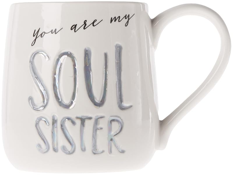 Soul Sister Engraved 16 oz Stoneware Coffee Mug - Our Name is Mud