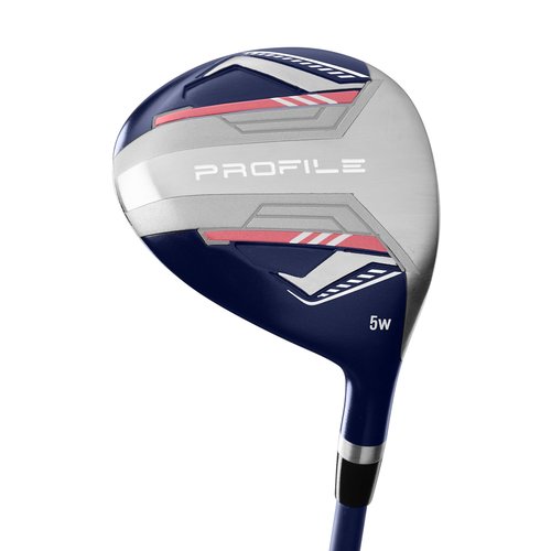 Wilson Women's Profile Complete Golf Set with Cart Bag - Right Hand, Petite, Ladies, Navy/Rose Gold/Silver