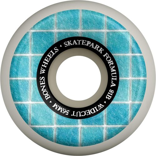 Bones Wheels SPF Pool & The Gang 81B / 101A Skateboard Wheels, 56mm, P6 Widecut