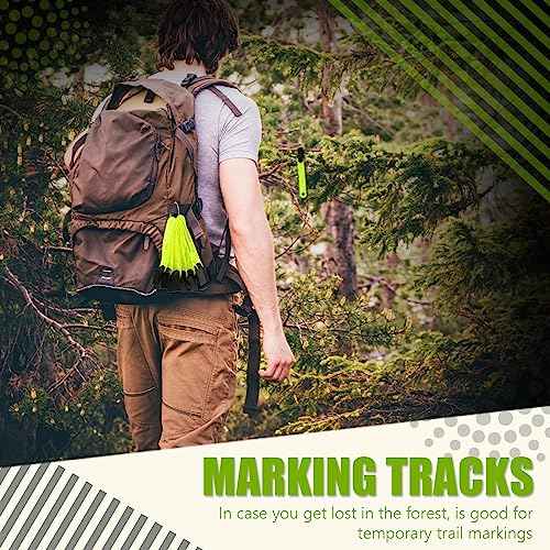 Trail Markers Reflective Tree Tacks Hunting Reflector Tacks Trail Marking Ribbon with Clips for Hiking Hunting Outdoor