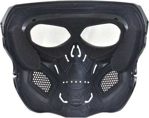 Airsoft Paintball Full Face Mask with Headgear Balaclava Mask Film PropsRole Play and Other Outdoor Activities