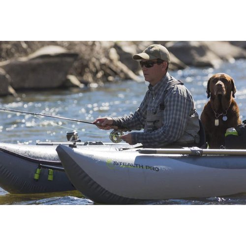 Outcast Sporting Gear OSG Stealth Pro Still Water No Frame Fishing LCS Leak Proof Airecell Urethane 300 Lbs U-Shape Float Tube