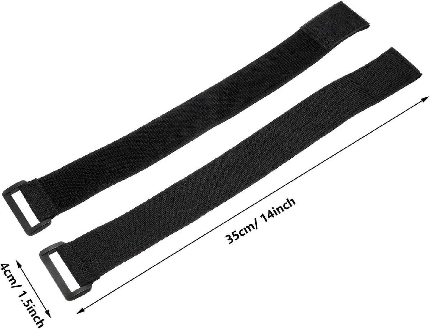 HywkingGrt 4 Pcs Black Elastic Ankle Straps Cycling Pant Leg Straps Adjustable Safety Band Boot Blousers for Climbing Fishing Outdoor Sport