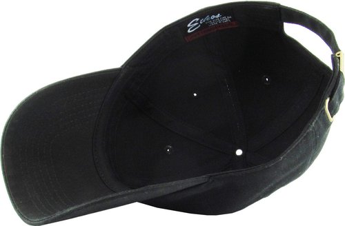 KB-Low BLK Classic Cotton Dad Hat Adjustable Plain Cap. Polo Style Low Profile (Unstructured) (Classic) Black Adjustable