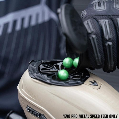 HK Army Evo Pro Metal Speed Feed Paintball Loader Accessory - Black
