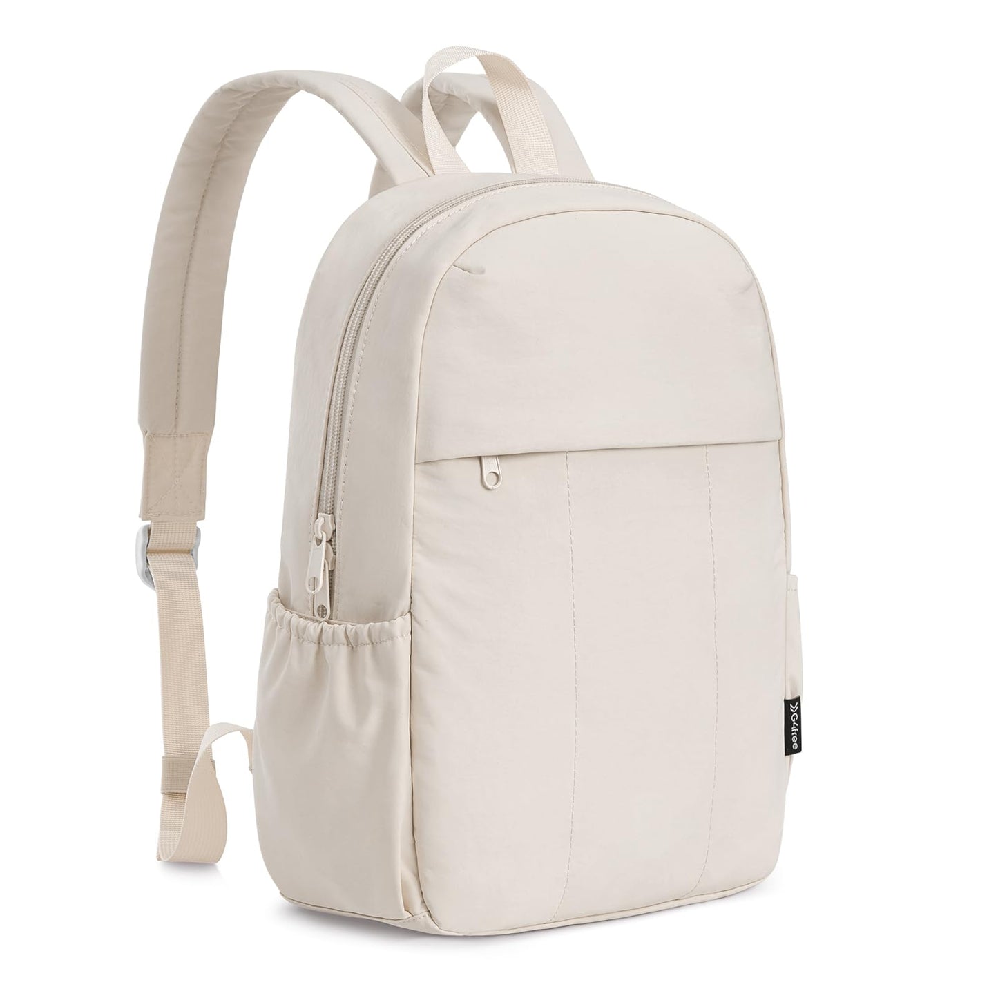 G4Free Mini Backpack for Women Water-resistant Hiking Backpack with Adjustable Shoulder Straps for School Travel Shop Work Casual(BEIGE)