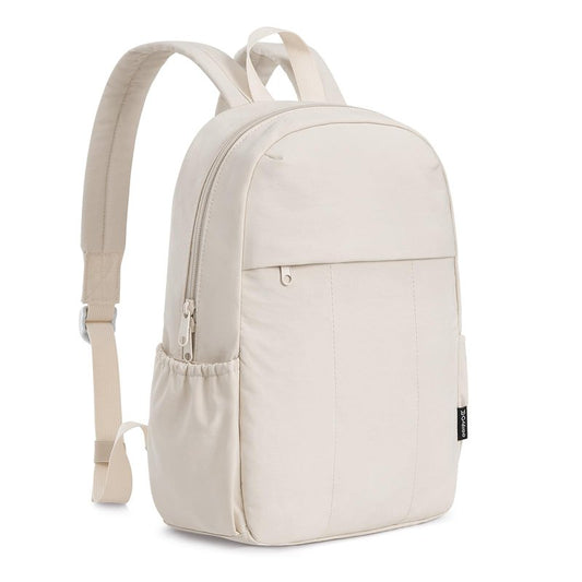 G4Free Mini Backpack for Women Water-resistant Hiking Backpack with Adjustable Shoulder Straps for School Travel Shop Work Casual(BEIGE)