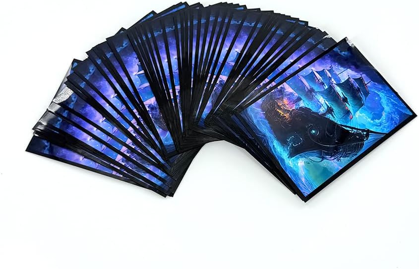 100 PCS MTG Card Sleeves, TCG Card Protective Sleeves Size is 2.6 x 3.6 in Applicable to OCG CCG DTCG PTCG, Fit Standard Size Cards - Ship