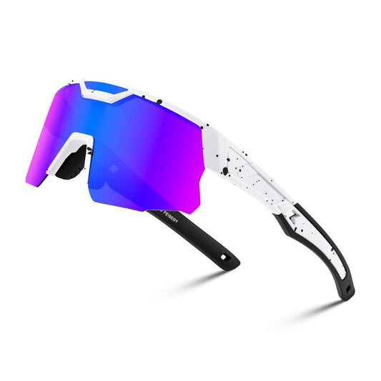 FEISEDY Teens Baseball Sunglasses Sports Cycling Glasses for Youth Polarized UV400 Boys Girls Age 8-14 B0093