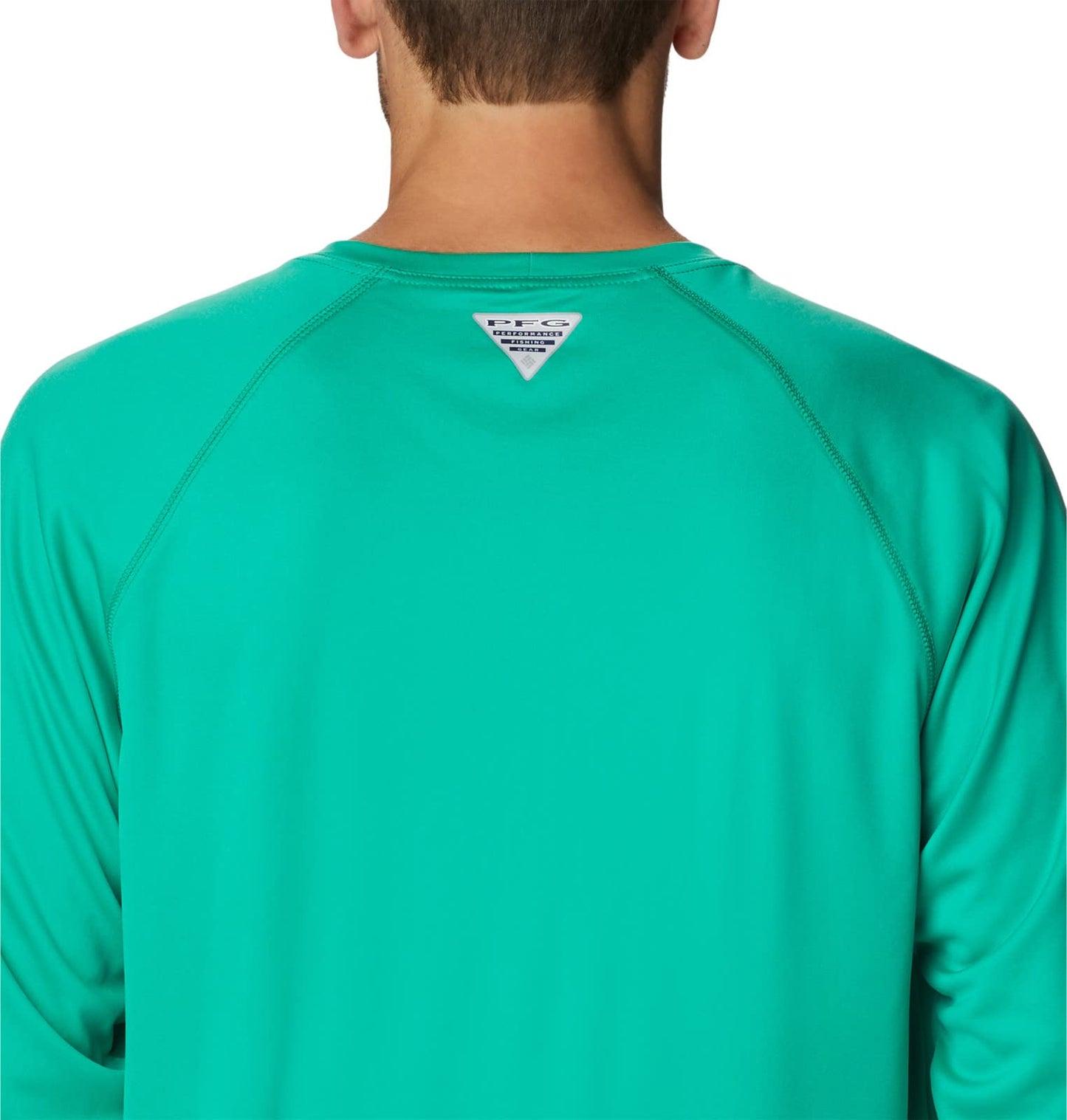 Columbia Men's Terminal Tackle Long Sleeve Shirt, Circuit/Key West Logo, Large Tall