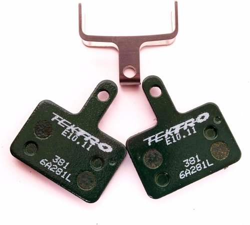 TEKTRO E10.11 Resin Disc Brake Pads | Organic Resin | Smooth & Powerful Braking | Easy Replacement