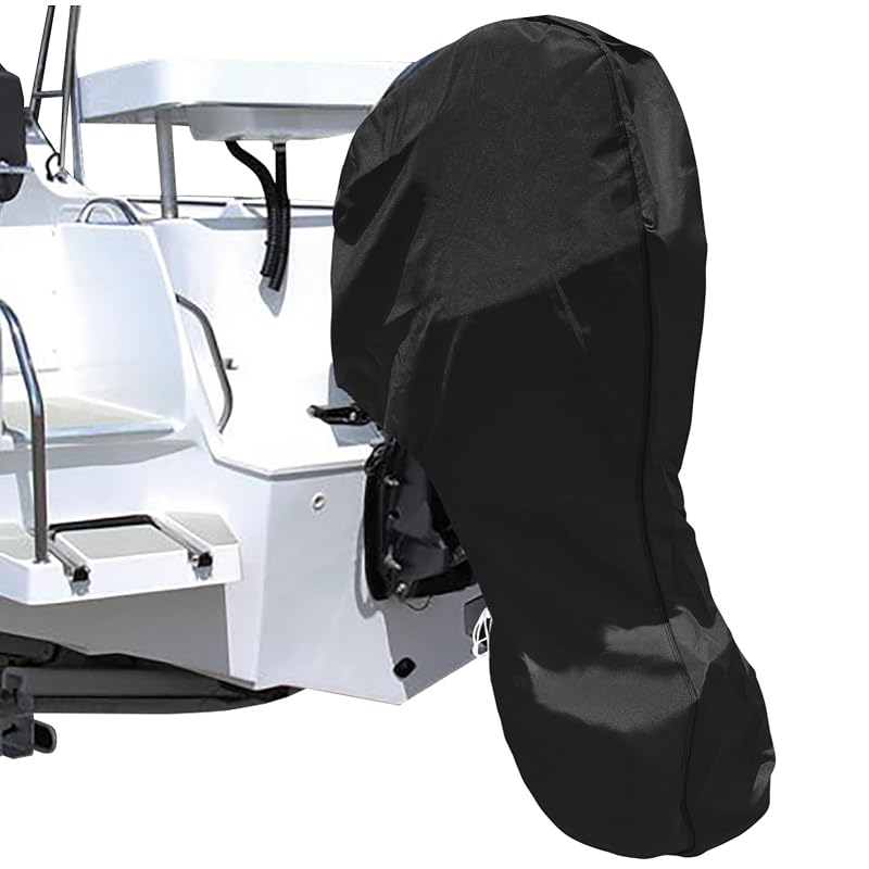 iCOVER Outboard Motor Cover 6-15HP Waterproof Heavy-Duty Oxford with Zipper