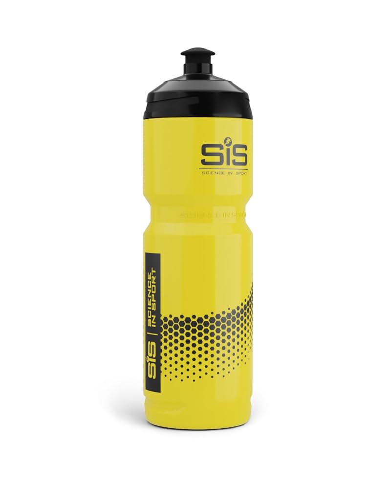 SiS Pro Water Bottle 27oz with Easy Mix System & Lockable Valve - Yellow