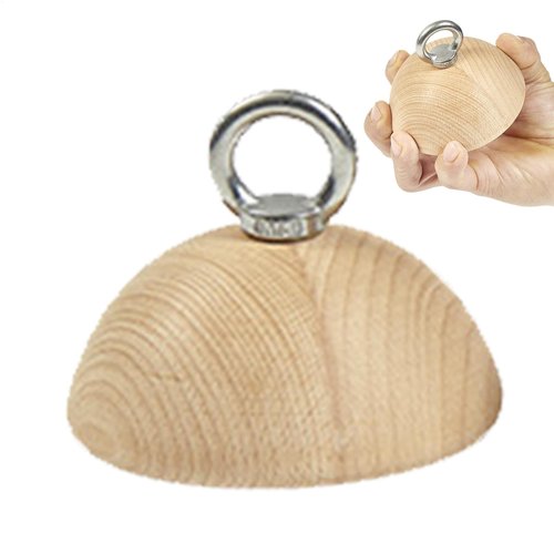 Pull Up Grips - Portable Pull Up Bar, Grip Strength Ball | Finger Strength Training Half Ball, Climbing Grip Trainer, Wooden Pull Up Grip Balls, Portable Rock Climbing Holds for Home Gym Workout