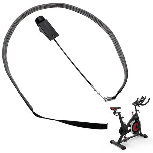 XJKLBYQ Exercise Bike Power Resistance Belt,Exercise Bike Friction Belt, PP Exercise Bike Replacement Parts with Control Knob, Long Lasting Minimalist Black Exercise Bike Accessories