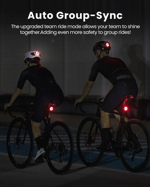 Magicshine Magnetic Bike Lights Front and Back, USB-C Rechargeable 1 Hrs Fast Charging,Daytime White Light and Night Red Light, IPX6 Waterproof Bike Lights for Night Riding(SEEMEE 150 MAG 2 Pack)
