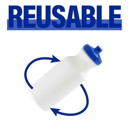Bulk Water Bottles 100 Pack - 24 Ounce Reusable water bottles Bulk - BPA-Free Easy Open Spin off Cap - Clear Water Bottles for Kids and Adults - Top-Rack - Dishwasher Safe - Sports Bottles (Plastic)