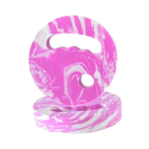 Menolana Water Exercise Discs Pool Resistance, Swim Discs Lightweight Buoyancy EVA Foam Aerobic Equipment for Water Workout Beach Pool, Pink White