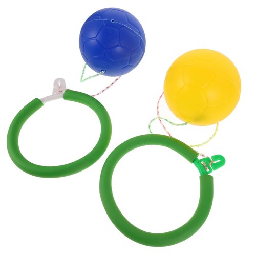 POPETPOP 2pcs Ankle Skip Ball for Adults with Rotating Ball for Outdoor Fun Durable Exercise Equipment for Family Activities