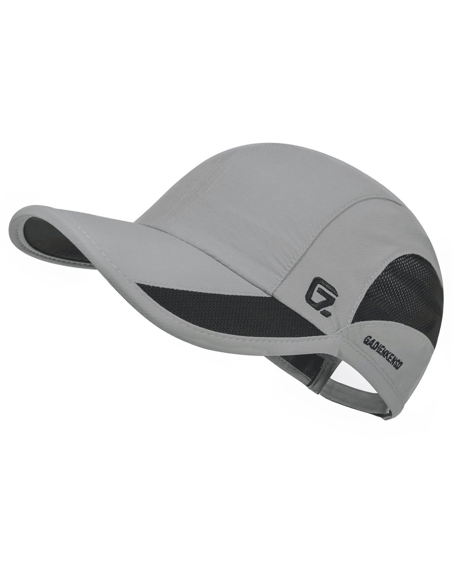 GADIEMKENSD Outdoor Running Hat Men's Cooling UPF50+ Womens Baseball Cap Sport Mesh Sun Hat Trucker Dad Hats Quick Dry Breathable Unstructured for Summer Camping Hiking Light Grey S/M 6 7/8-7 1/4