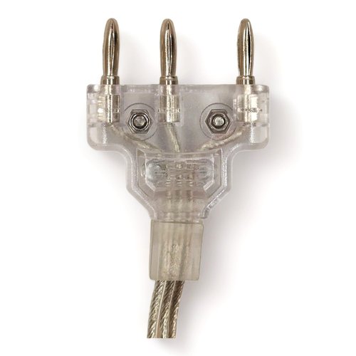 Fencing Club Fencing Epee Body Cord, Elite Series Bodywire, 3 Prong Cord, Clear Wire, Competition Approved (2 Pack)