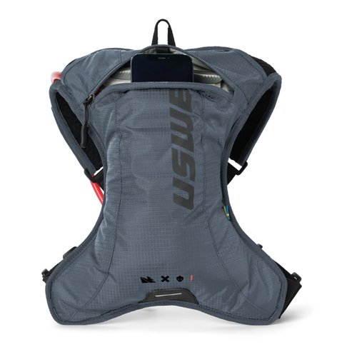 USWE Outlander XC 2L Hydration Pack, Running, Hiking Hydration Backpack with Water Bladder (1.5L/50oz) , Hydropack for Men and Women, Backpack Gear and Equipment for Cycling, MTB (Blue, 2L)