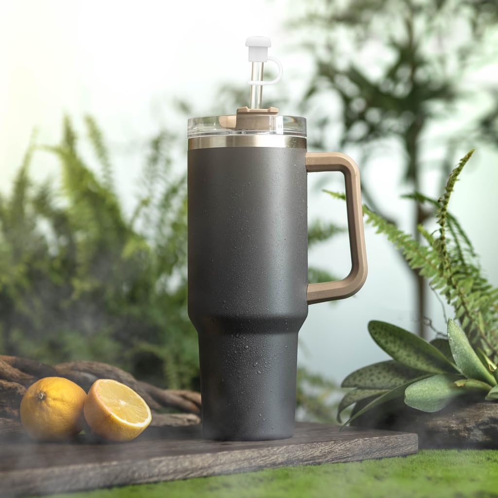 Alwenid 6PCS Straw Cover Cap for Stanley, Simple Modern, Yeti, Owala, Hydro Flask, Reduce, and All Brands 6 to 10mm Tumbler Straw, Dishwasher Safe, BPA Free and Dust Proof